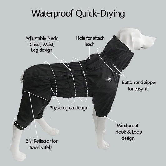 4Sassy Waterproof Dog Jumpsuit