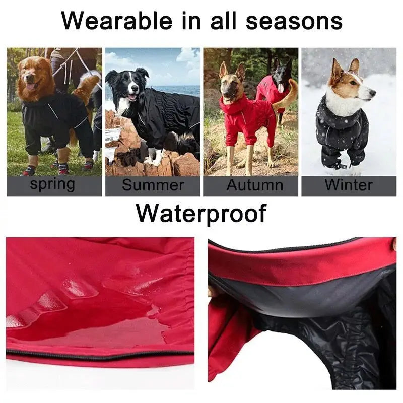 4Sassy Waterproof Dog Jumpsuit