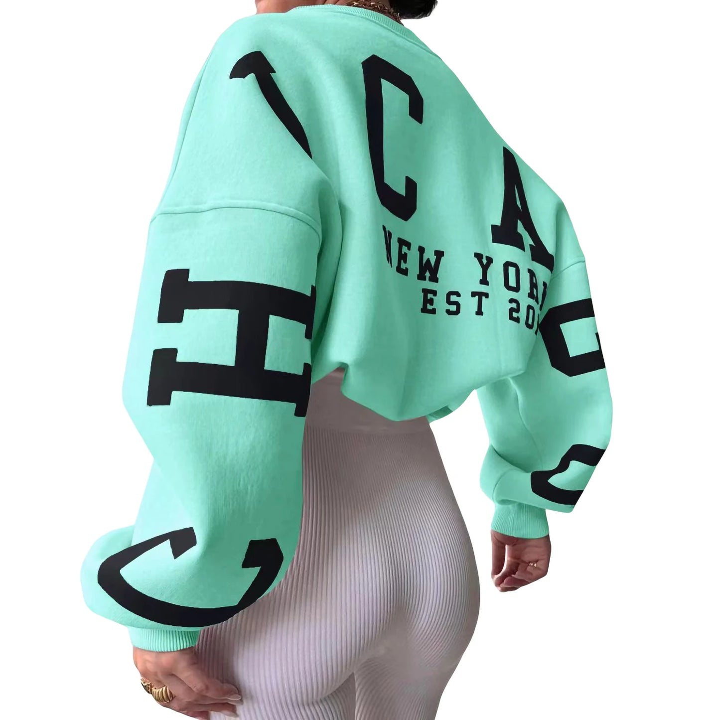 4Sassy Loose Pullover Sweatshirt