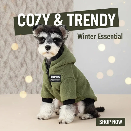 4Sassy CozyPaw Fleece Dog Jacket