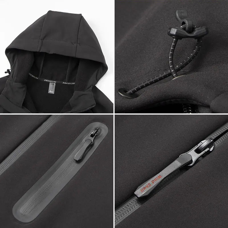 4Sassy StormSprint Hooded Softshell — Run Wild, Stay Dry