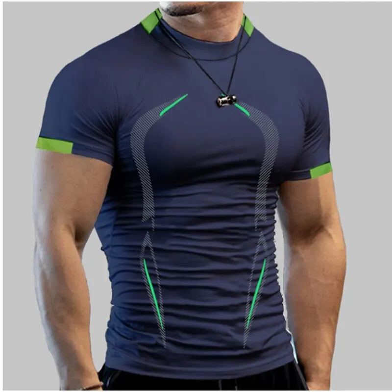 4Sassy Men's Superhero Compression Sport Tee