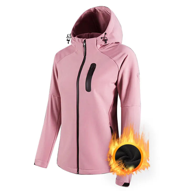 4Sassy StormSprint Hooded Softshell — Run Wild, Stay Dry