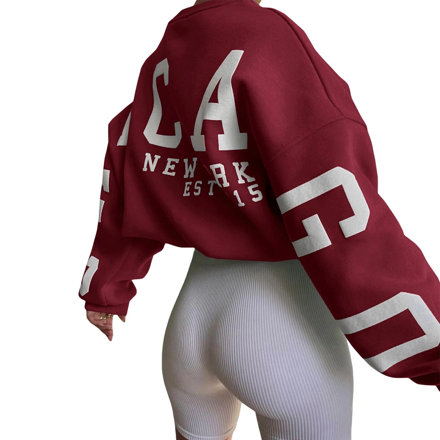 4Sassy Loose Pullover Sweatshirt