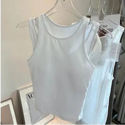 4Sassy Padded Sports Crop Vest