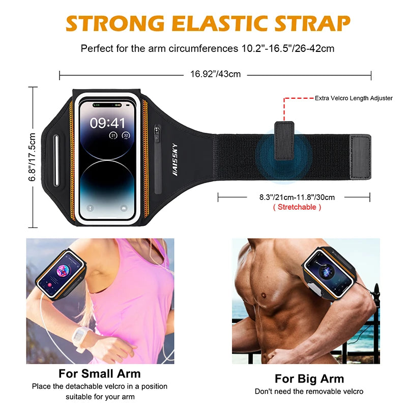 Zipper Running Sport Armband