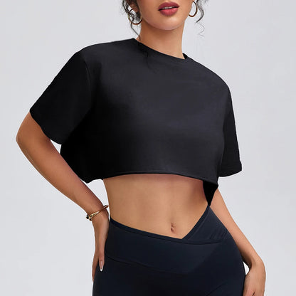 4Sassy CottonFlex Crop Tee