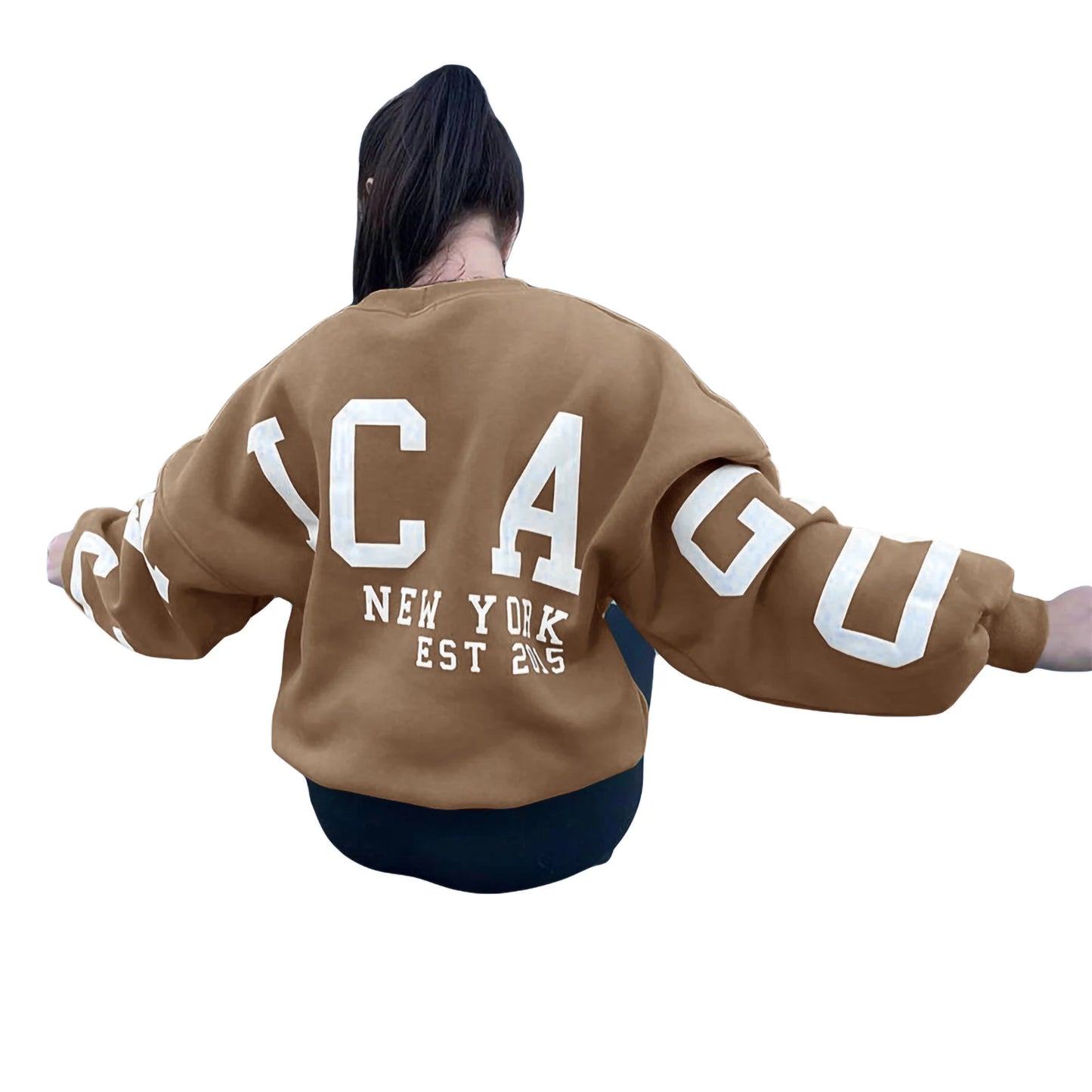 4Sassy Loose Pullover Sweatshirt