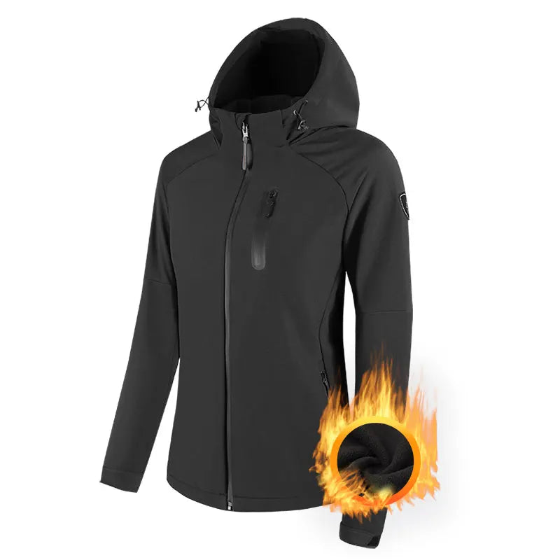 4Sassy StormSprint Hooded Softshell — Run Wild, Stay Dry