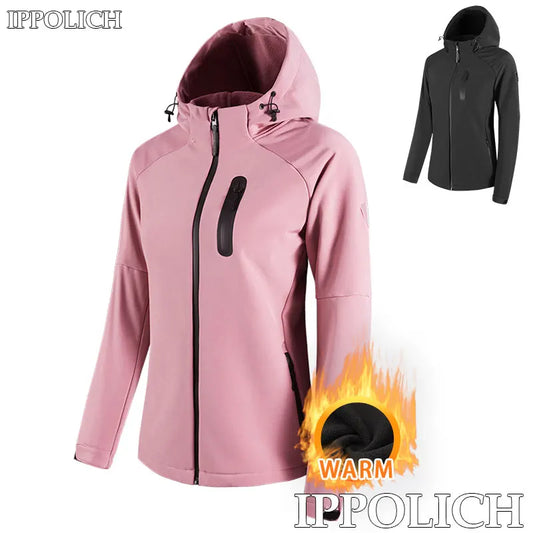4Sassy StormSprint Hooded Softshell — Run Wild, Stay Dry