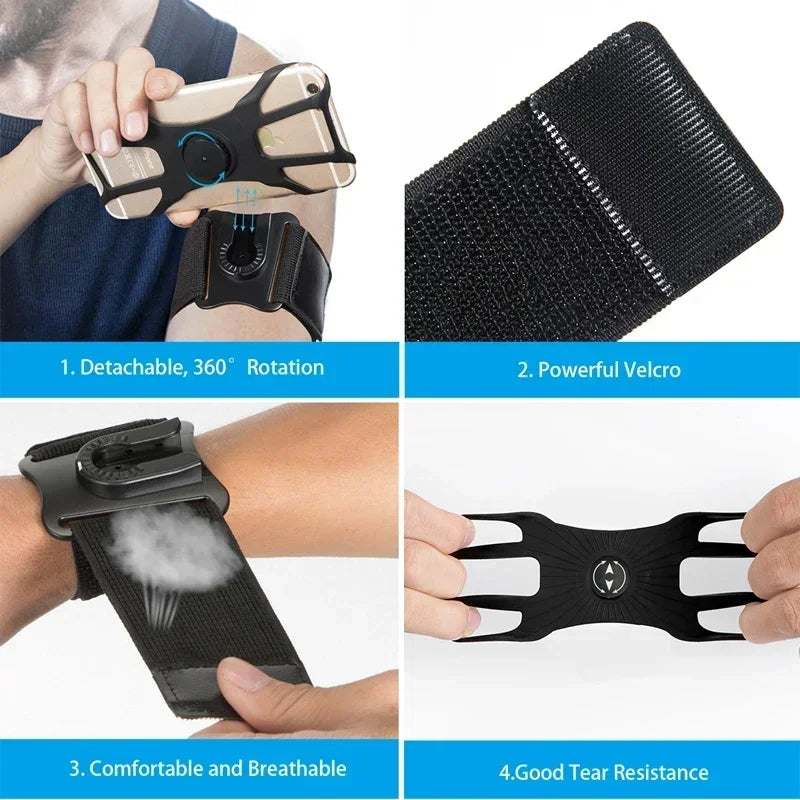 4Sassy 360° Rotation Detachable Phone Holder