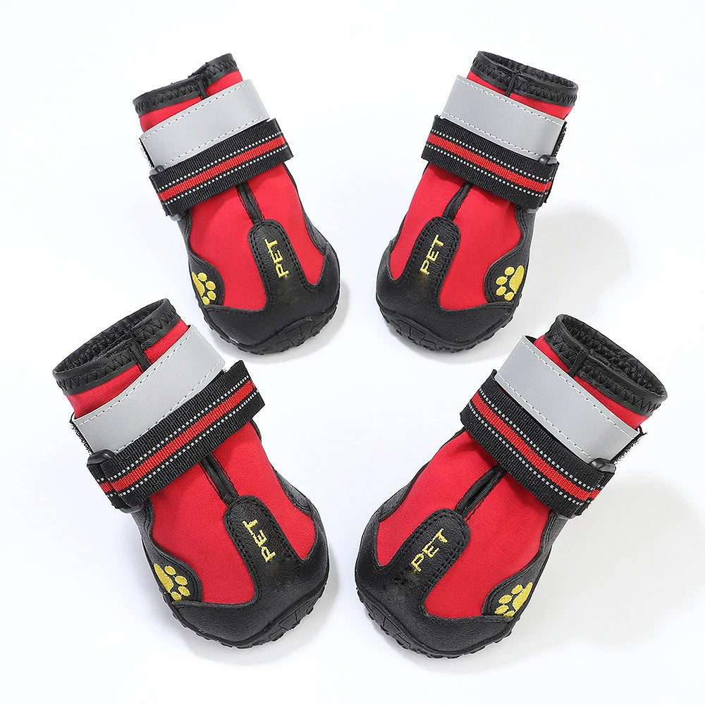 4Sassy Reflective Waterproof Dog Boots