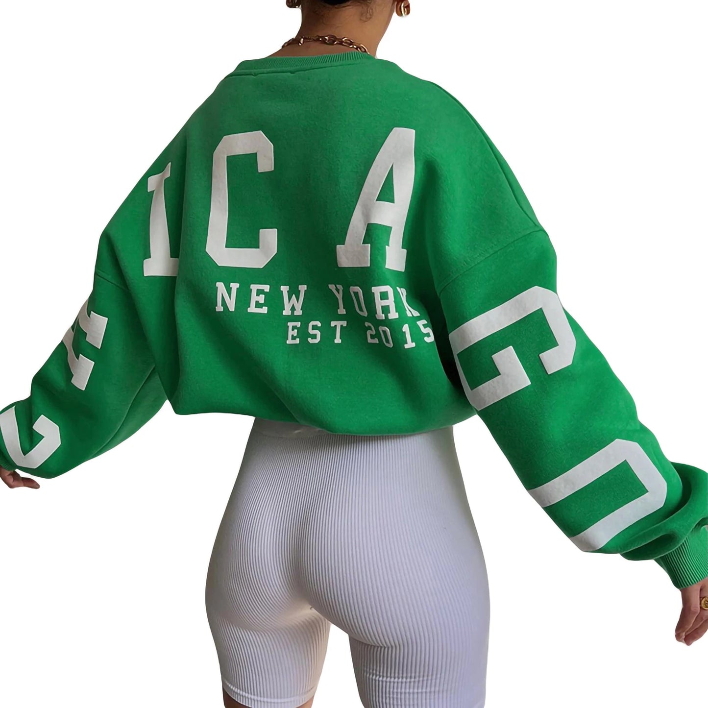 4Sassy Loose Pullover Sweatshirt