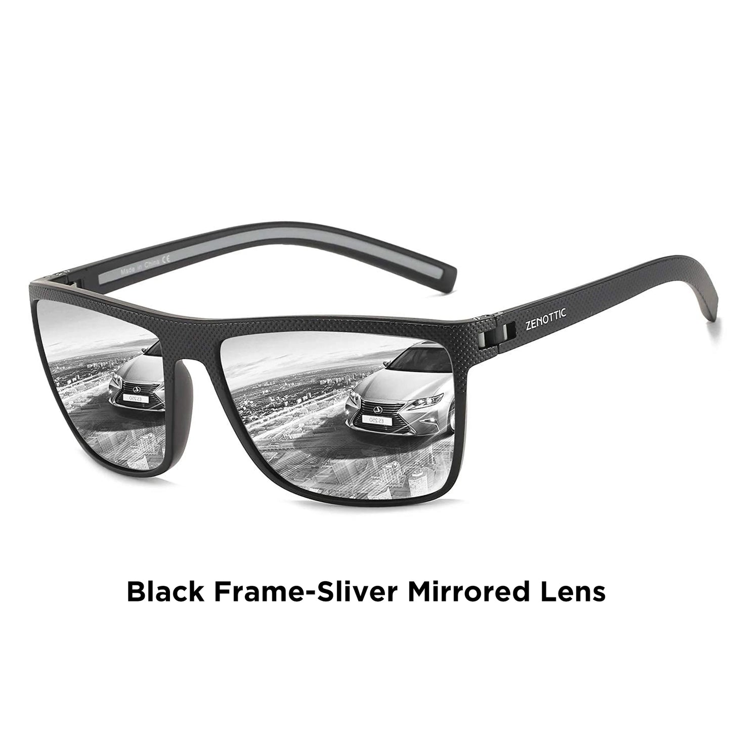 4Sassy Retro Square Polarized Sunglasses