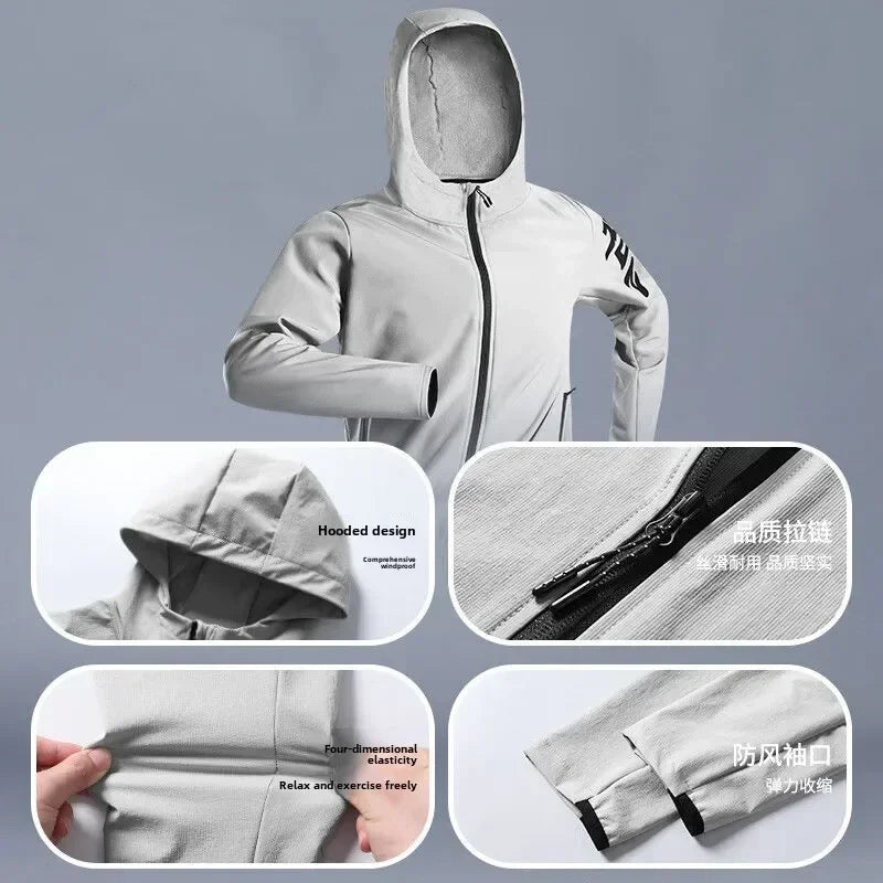 4Sassy 5-Piece Men’s Quick-Dry Sportswear Set