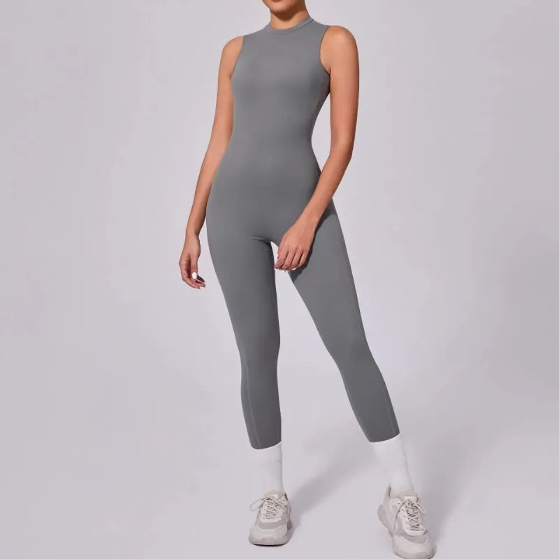 4Sassy Sports Jumpsuit Yoga Set
