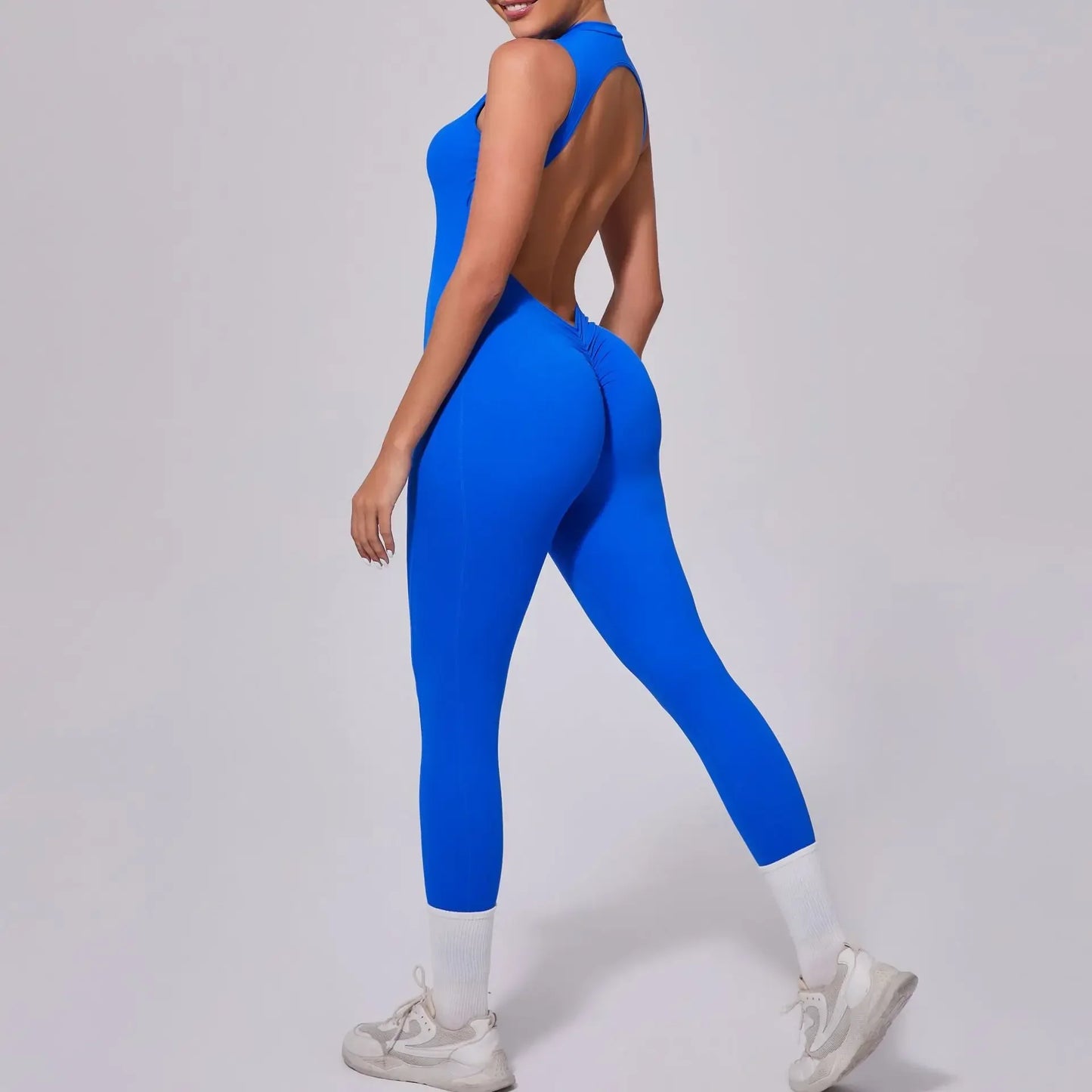 4Sassy Sports Jumpsuit Yoga Set