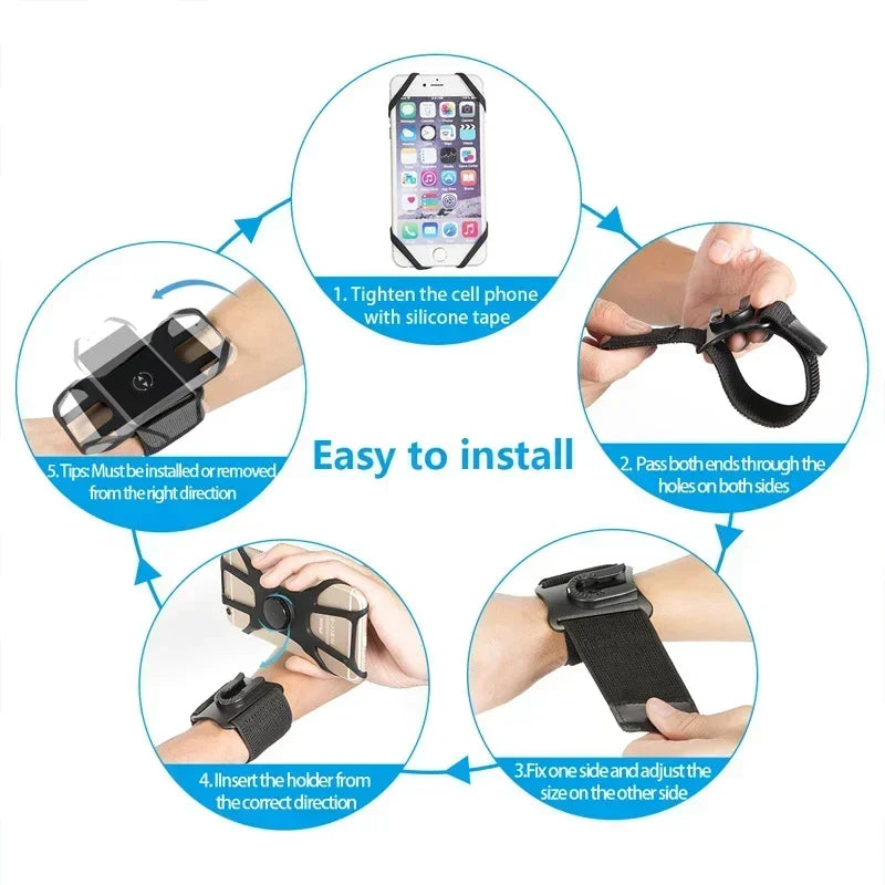 4Sassy 360° Rotation Detachable Phone Holder