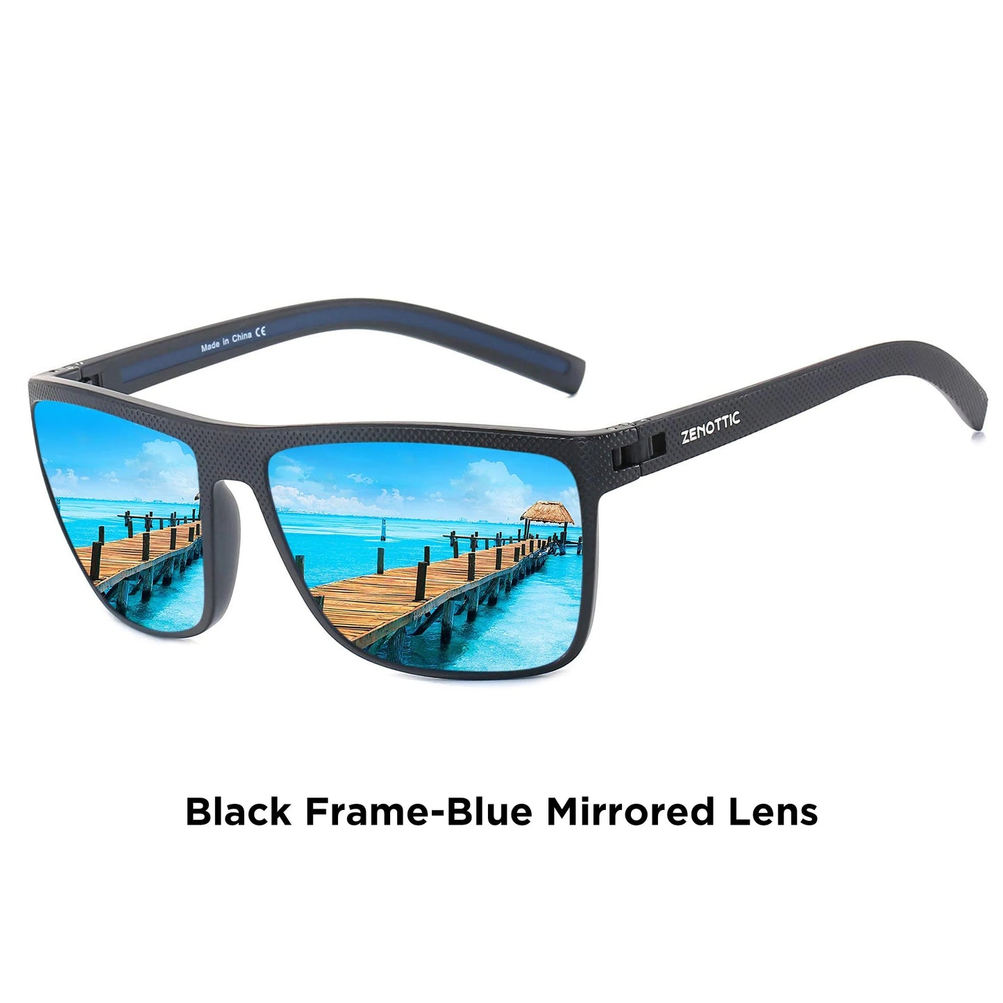 4Sassy Retro Square Polarized Sunglasses