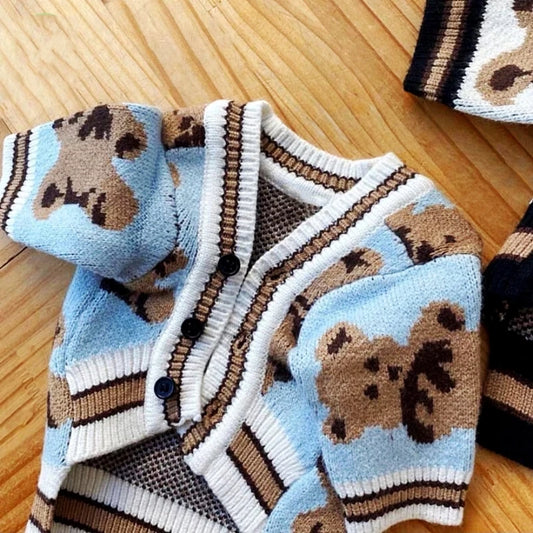 4Sassy Striped Cardigan Sweater