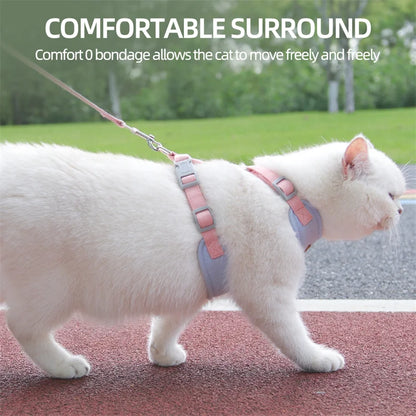 4Sassy CozyPaw Cat Harness & Leash Set