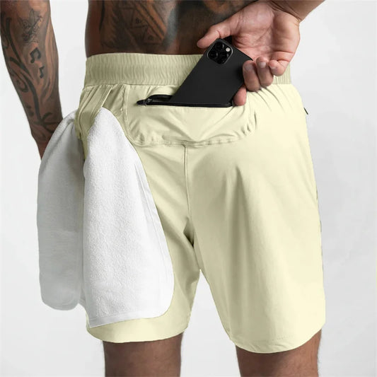 4Sassy Men's Summer Quick-Dry Training Shorts