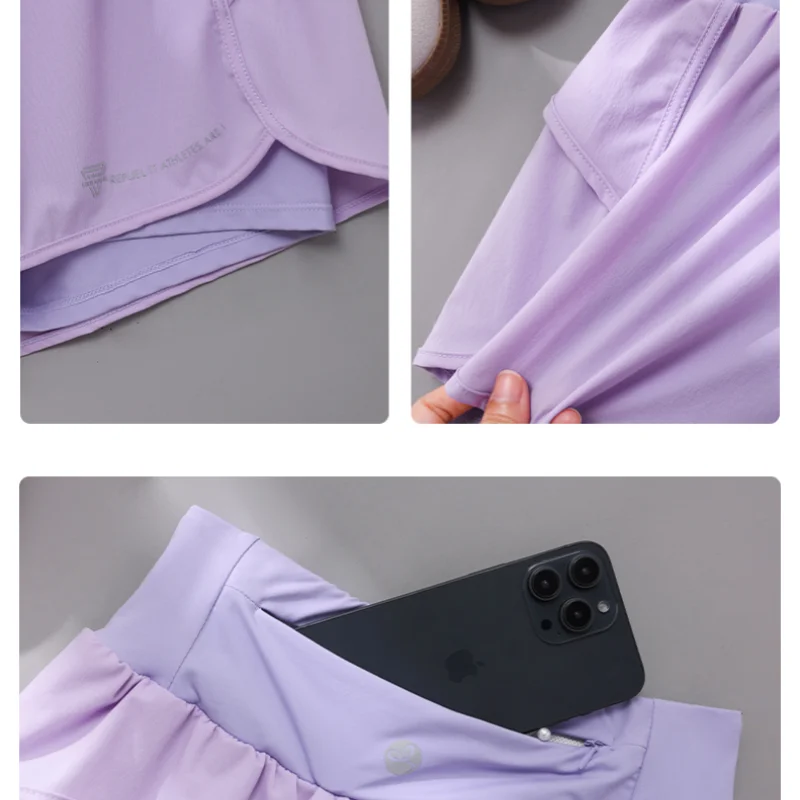 4Sassy High-Waist Sports Shorts