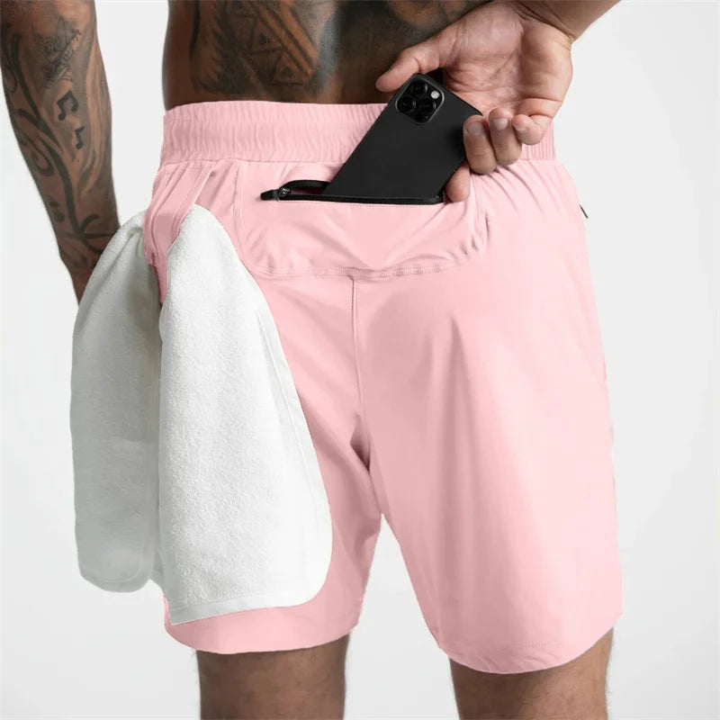 4Sassy Men's Summer Quick-Dry Training Shorts