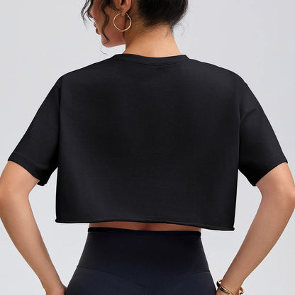 4Sassy CottonFlex Crop Tee