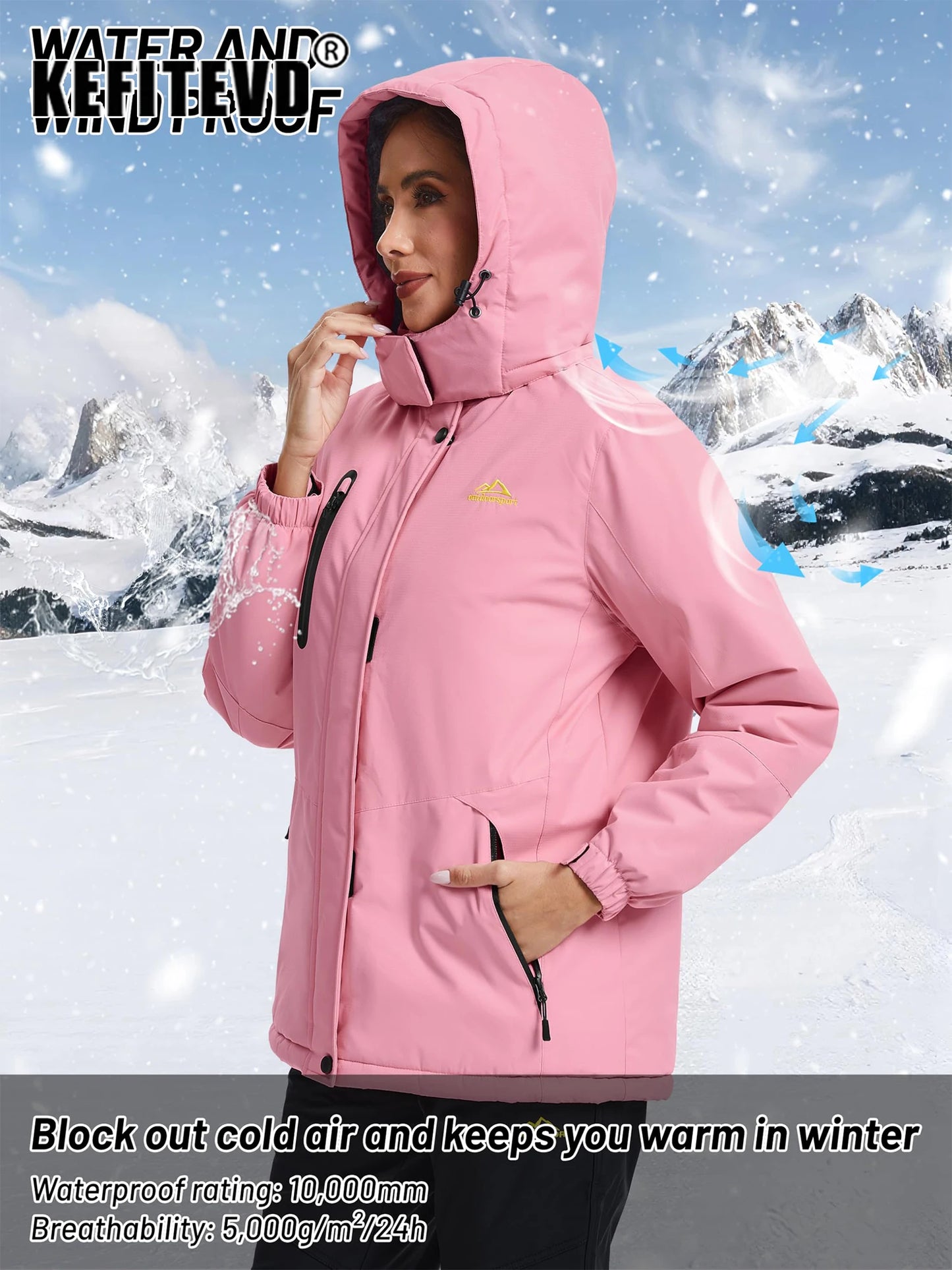 4Sassy Glacier Queen Longline Parka