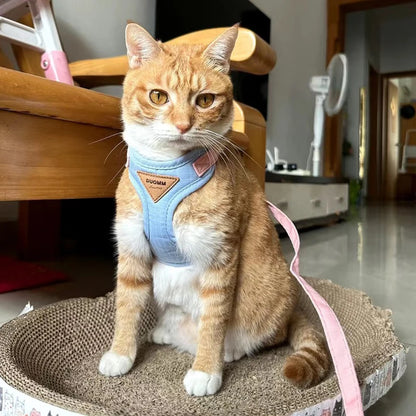 4Sassy CozyPaw Cat Harness & Leash Set