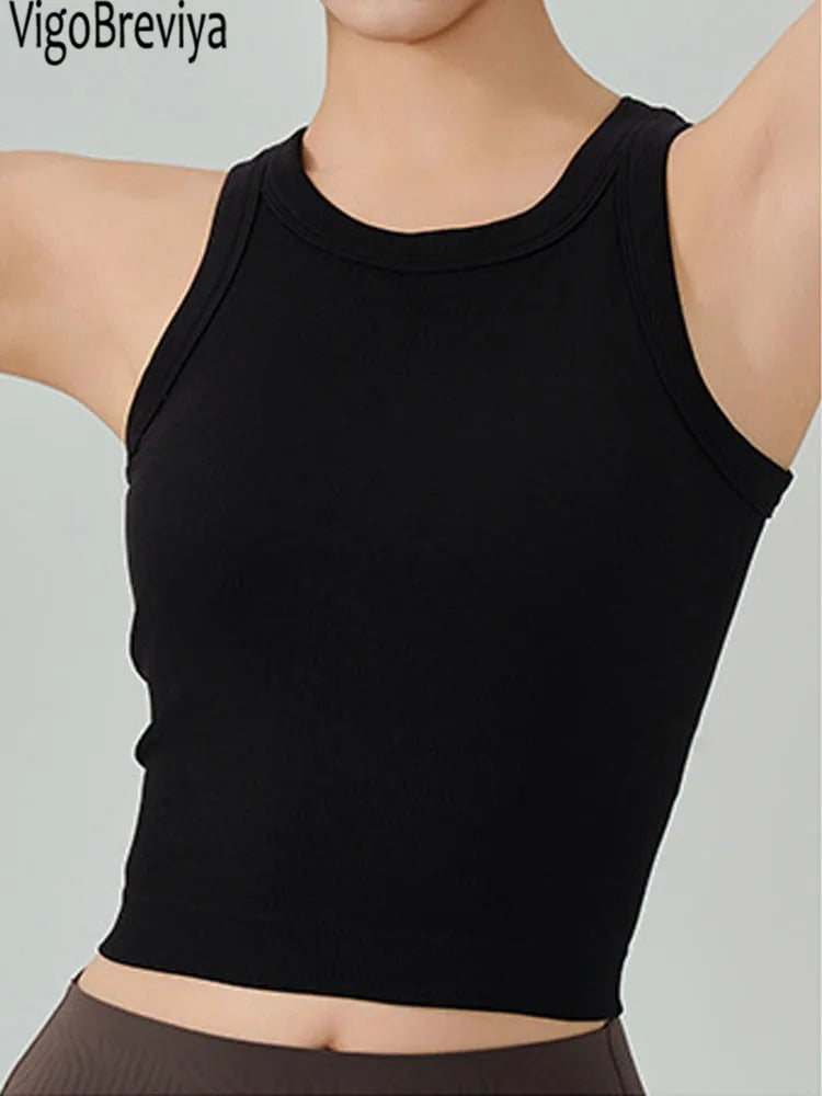4Sassy Yoga Top with Built-in Bra