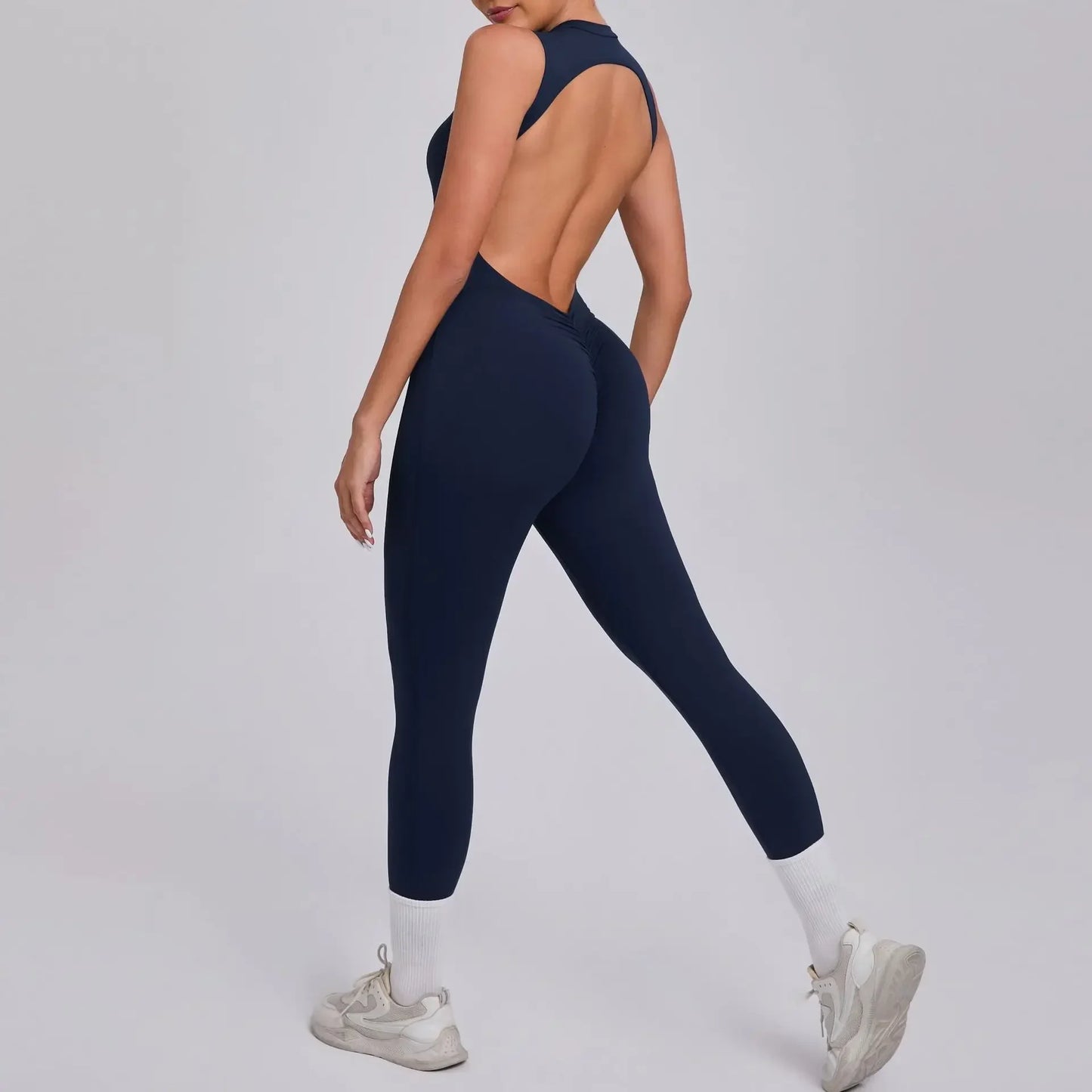 4Sassy Sports Jumpsuit Yoga Set