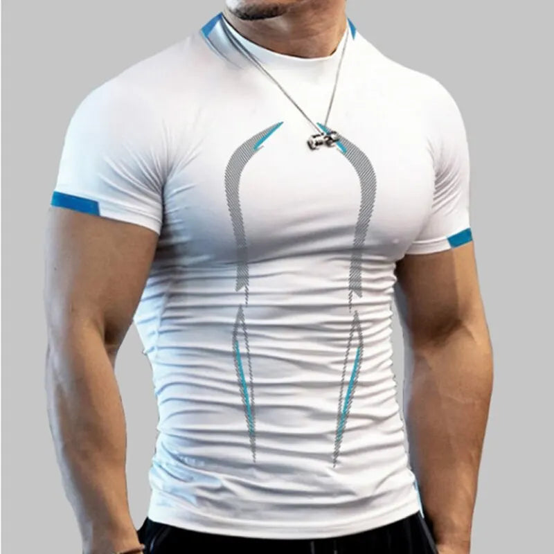 4Sassy Men's Superhero Compression Sport Tee