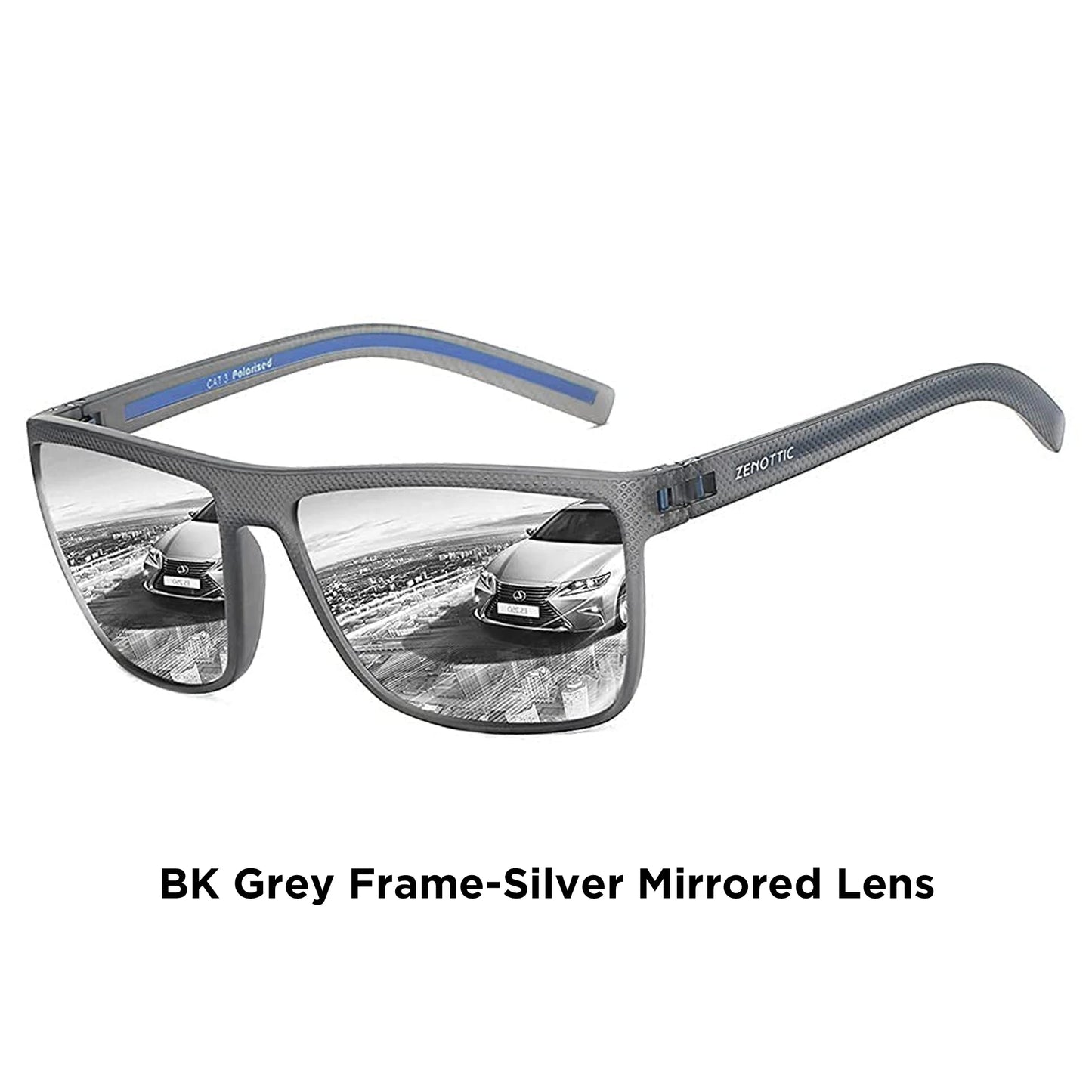 4Sassy Retro Square Polarized Sunglasses