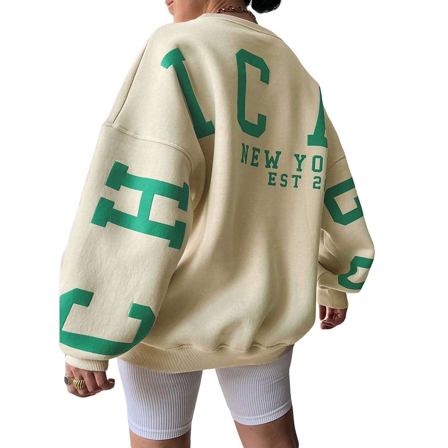 4Sassy Loose Pullover Sweatshirt