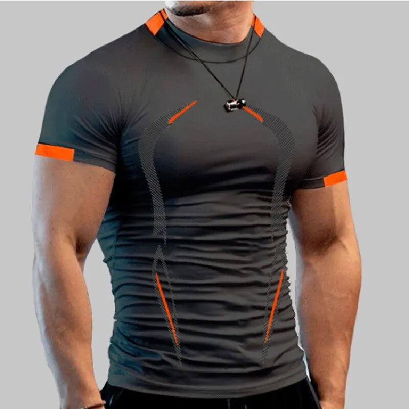 4Sassy Men's Superhero Compression Sport Tee