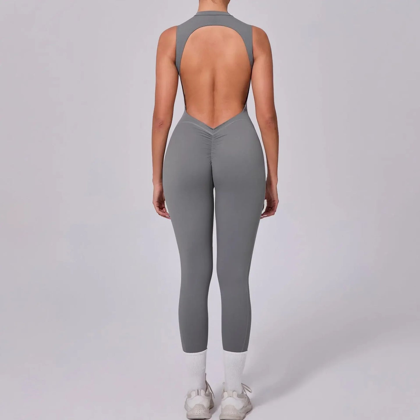 4Sassy Sports Jumpsuit Yoga Set