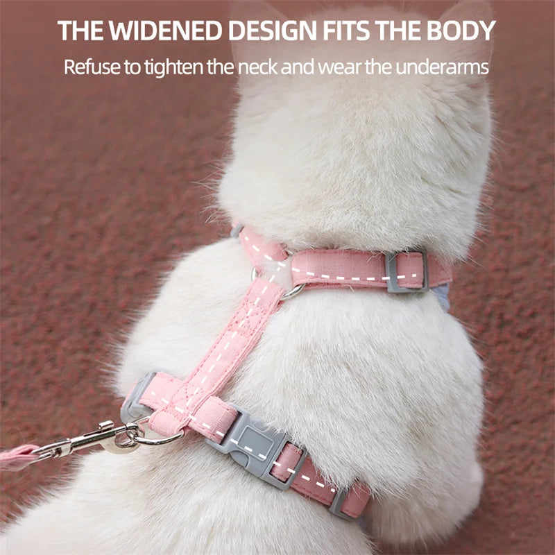 4Sassy CozyPaw Cat Harness & Leash Set
