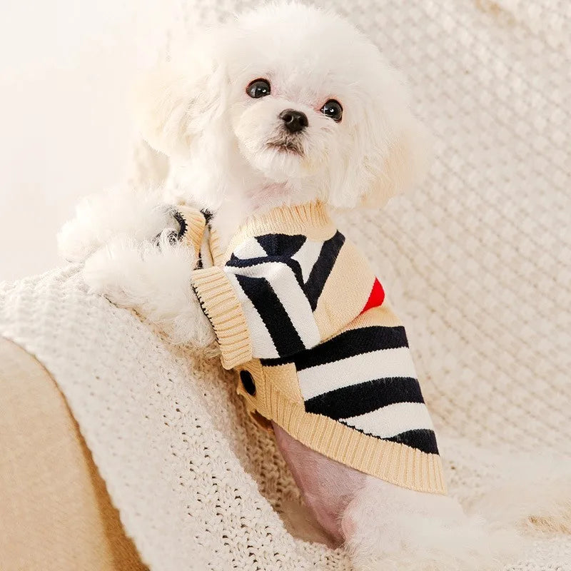 4Sassy Striped Cardigan Sweater